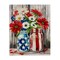 Stupell Industries Patriotic Flower Jars Canvas By Arlington Prints
